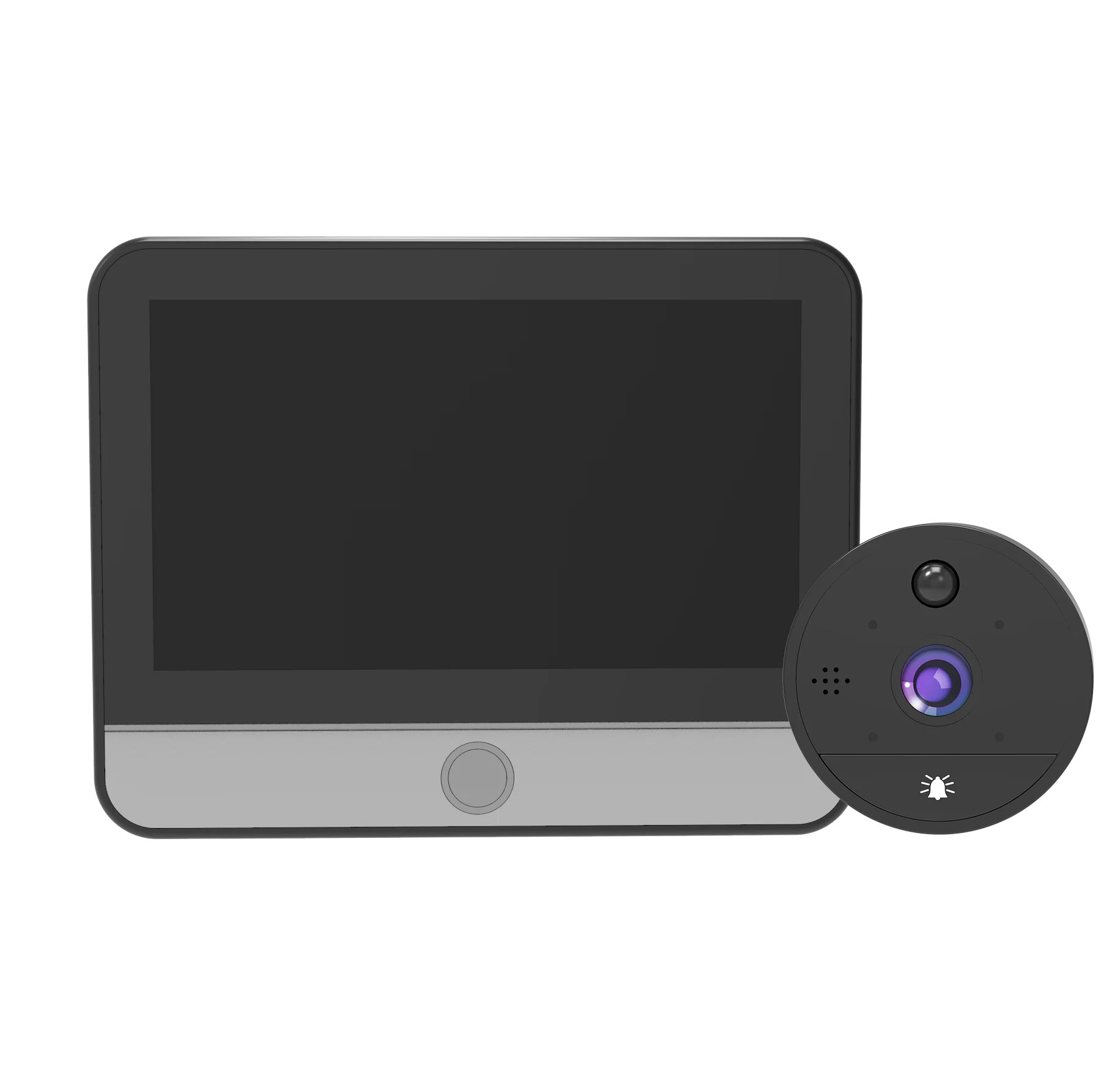 Tuya APP 4.3 Inch 2MP 1080P Wireless WiFi Doorbell with IR Night Vision And Motion Detection Video Door Phone Visual Door Viewer