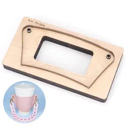 DIY Leather Craft Tools Milk Tea Cup Molds Portable And Reusable Beverage Carriers Car Cold And Hot Beverages Carrying Brackets