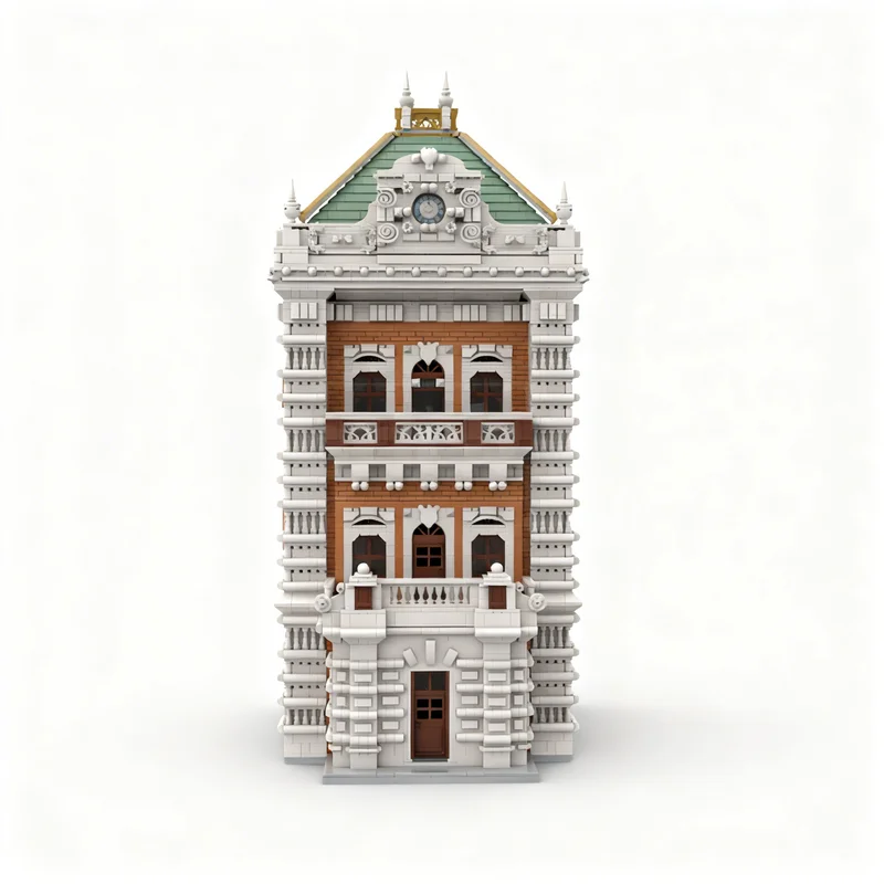10170pcs MOC Palace Library Modular Streetscape Model Toy Building Blocks Architecture Christmas Gifts Kids Brick Idea Assemble