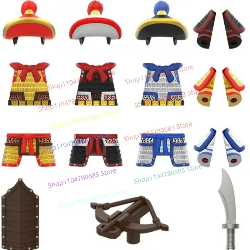 

Строительные блоки MOC, солдат династии Южной Сун, мини-фигурка, сборная модель, деталь дисплея, мультяшная аниме-игрушка, подарок, коллекционная