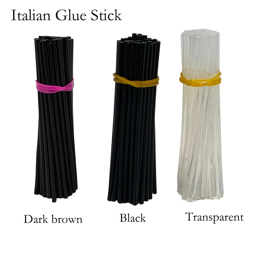 Professional 50 /100pcs  7cm Length 2mm Diameter Italian Keratin Hair Bonding Glue Stick for Human Hair Extension Tools