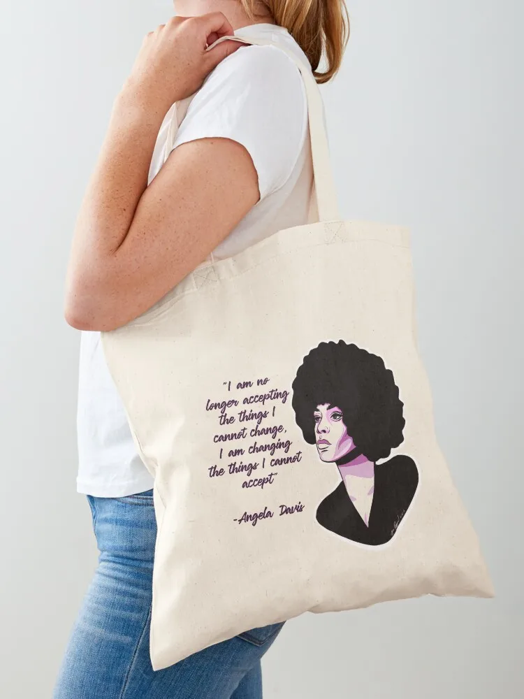 

Angela Davis Tote Bag Shopping bags Woman shopper bag custom bags shoping bag