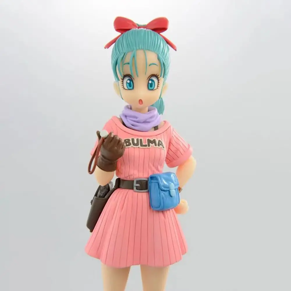15cm Dragon Ball Figures Childhood Bulma Action Figurine Pvc Statue Model Doll Collectible Room Decoration Gifts view 5