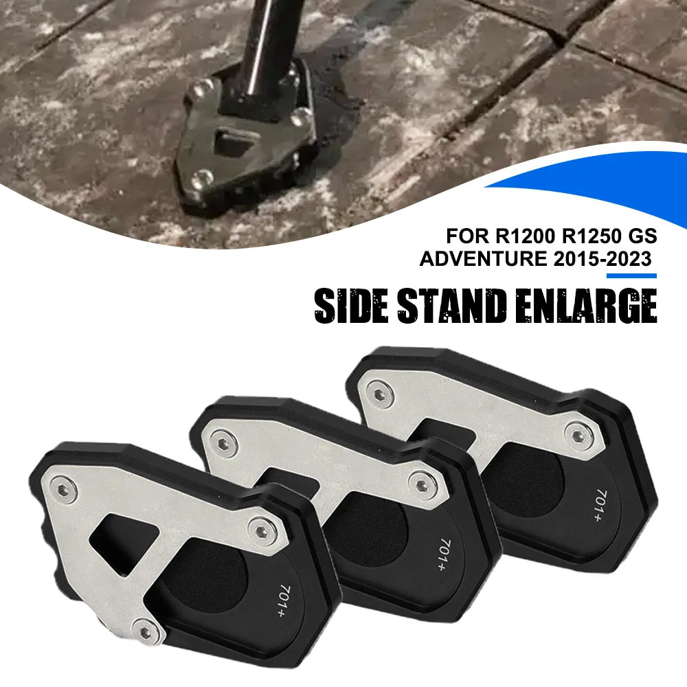 

Kickstand For BMW R1200 R1250 GS Adventure 2015-2023 Motorcycle Foot Side Stand Extension Pad Support Plate Accessories Aluminum
