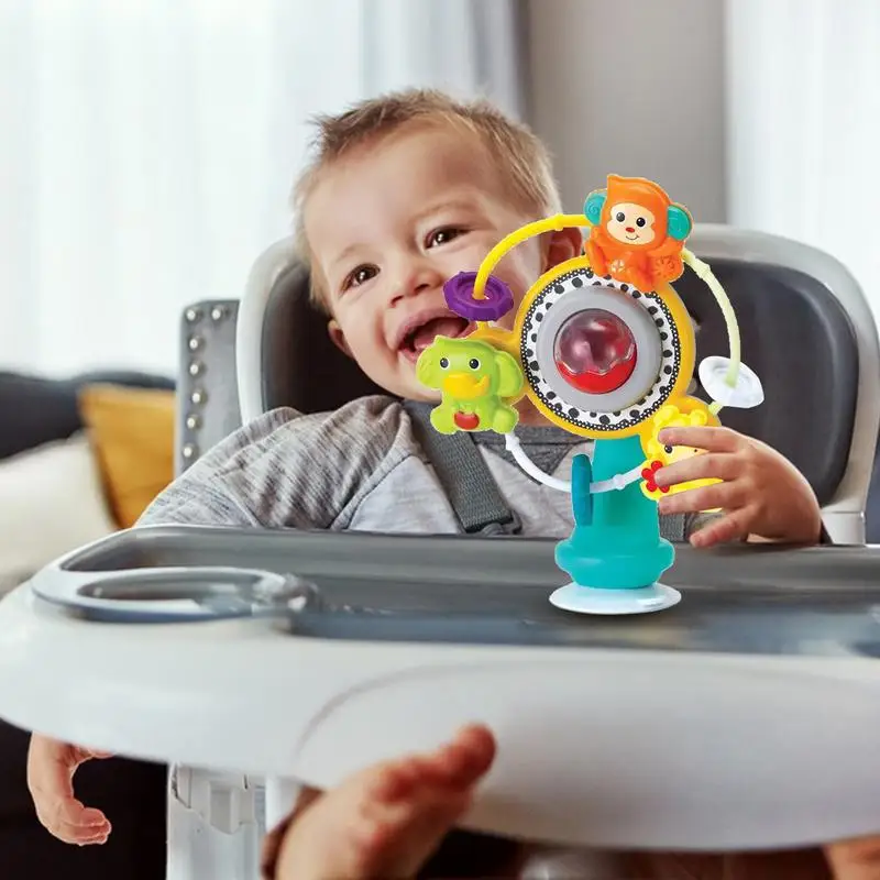 Ferris Wheel Decor Suction Cup Interactive Sensory Toys Little Ferris Wheel Finger Movement Toys Early Education Sensory Toys