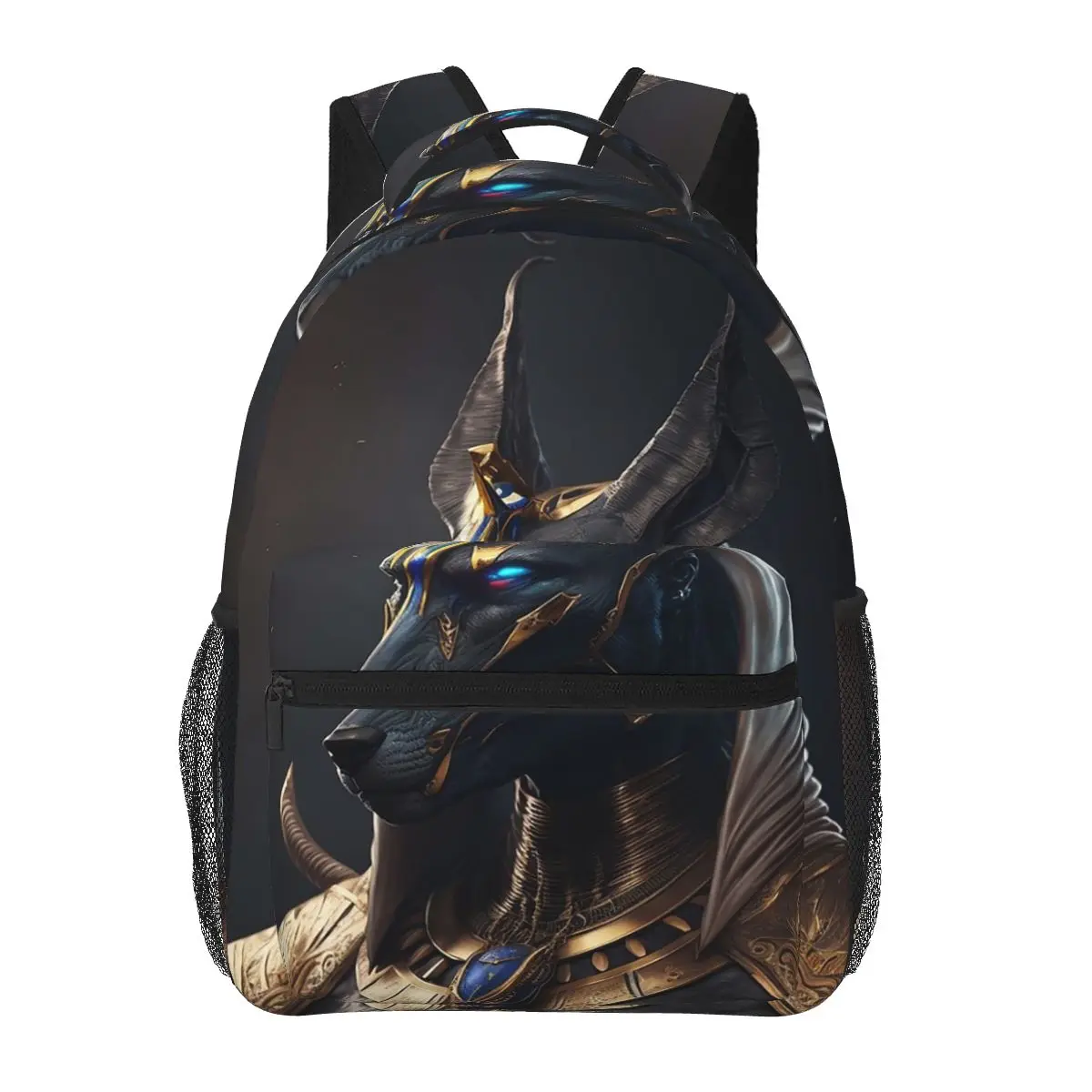 

Egyptian God Anubis Art Backpacks Boys Girls Bookbag Children School Bags Cartoon Kids Rucksack Shoulder Bag Large Capacity