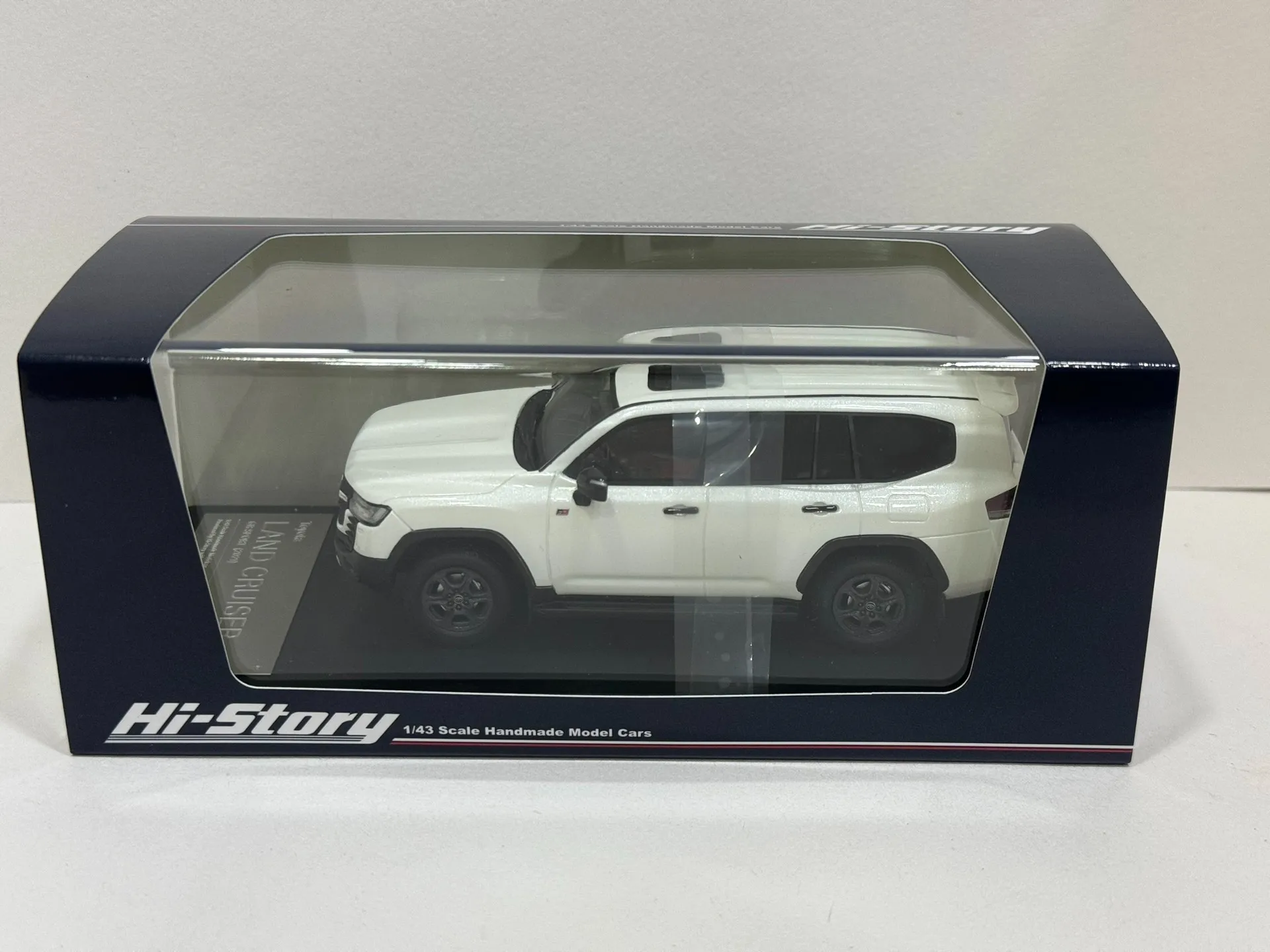 

Литой под давлением HI-story масштаб 1:43 Toyota LAND CRUISER (GR SPORT 2021, модель автомобиля из смолы, Коллекционная игрушка, подарок, сувенир, украшение для дисплея