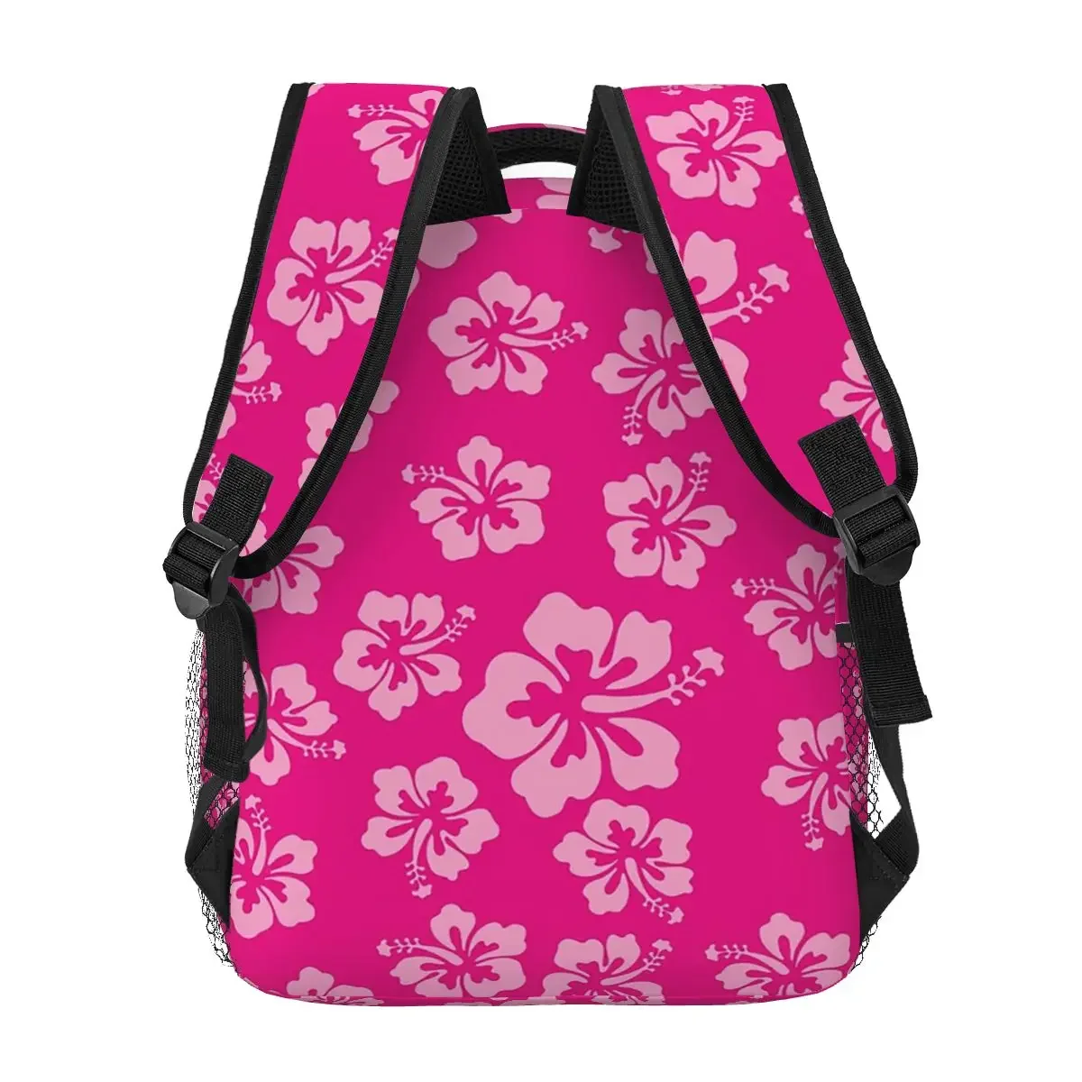 Leuchtend rosa Hibiskus Hawaii Blume Aloha Rucksäcke Jungen Mädchen Bücher tasche Kinder Schult aschen Cartoon Kinder Rucksack Umhängetasche