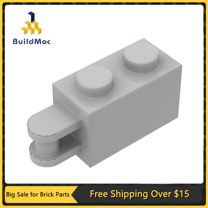 

10Pcs MOC Parts 26597 34816 Brick Modified 1 x 2 Compatible Bricks DIY Assmble Building Block Particle Kid Puzzle Brain Toy Gift