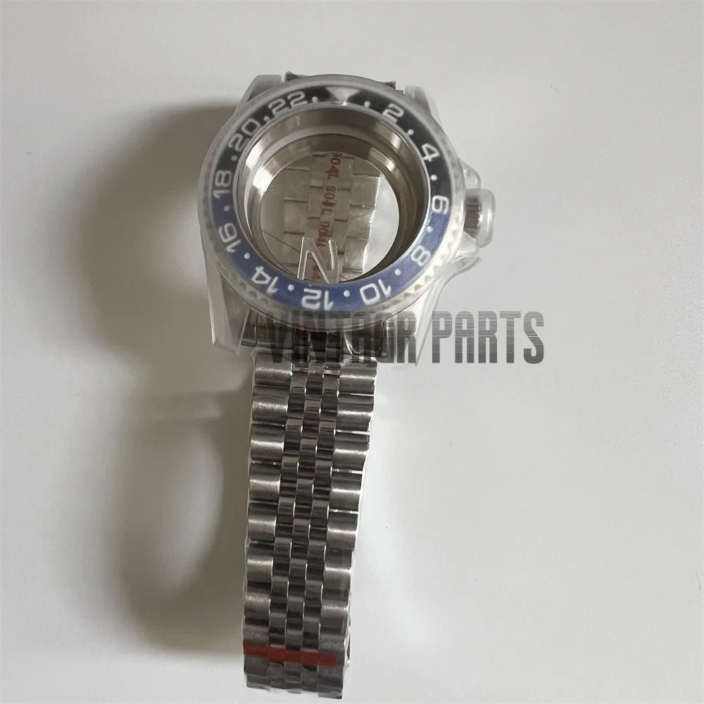 316L Stainless Steel 40mm watch case sapphire glass fit NH35 NH36 movement