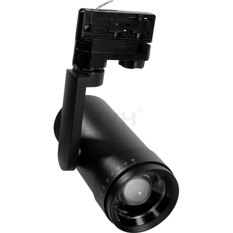 

20W Mini Dimeable LED Track Light Zoomable Adjustable Beam Angle Spot Light Easy Installation Rotary Track Spotlights