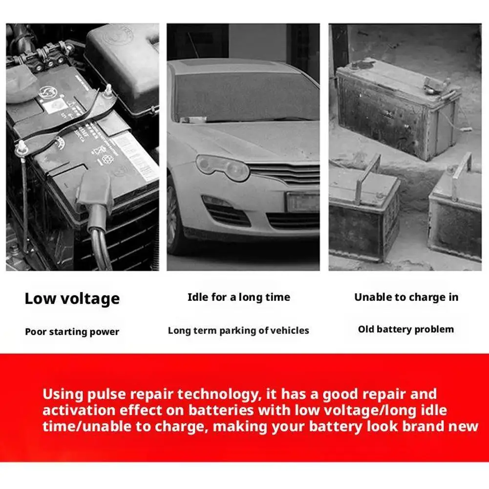 車のバッテリー充電器 220V パワーパルス修理充電器トラックバッテリー充電器 12V 2A 3A ウェットドライ鉛酸バッテリー LED ディスプレイ