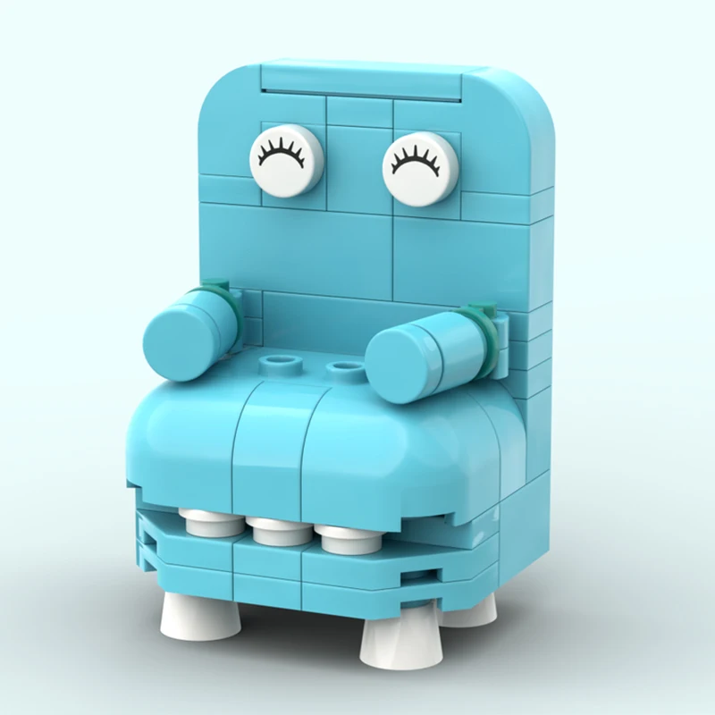 57 pièces MOC chaise pipi-wees Playhouse bricolage blocs de construction modulaires modèle Miniature maison créative jouet cadeau pour les enfants