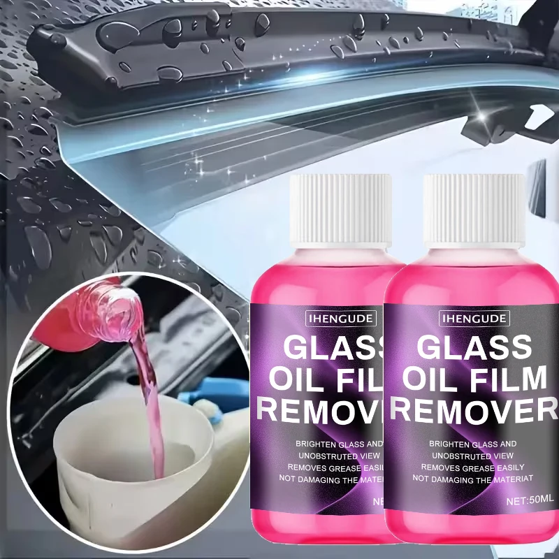 Concentrated Coating Windshield Wiper Fluid for Car Glass, a Magic Tool for Cleaning and Caring for Oil Film on Car Glass, -25 ° Windshield Anti-Freeze Solution, Effectively Removes Oil Film, Water Stains, and Hard Water Spots, Suitable for Windshields, Rearview Mirrors, Household Glass, Etc., Waterproof Spray, Oil Film Remover, Car Glass Protective Film, Glass Coating Solution, Quick-Drying Coating, High-Concentration Formula.