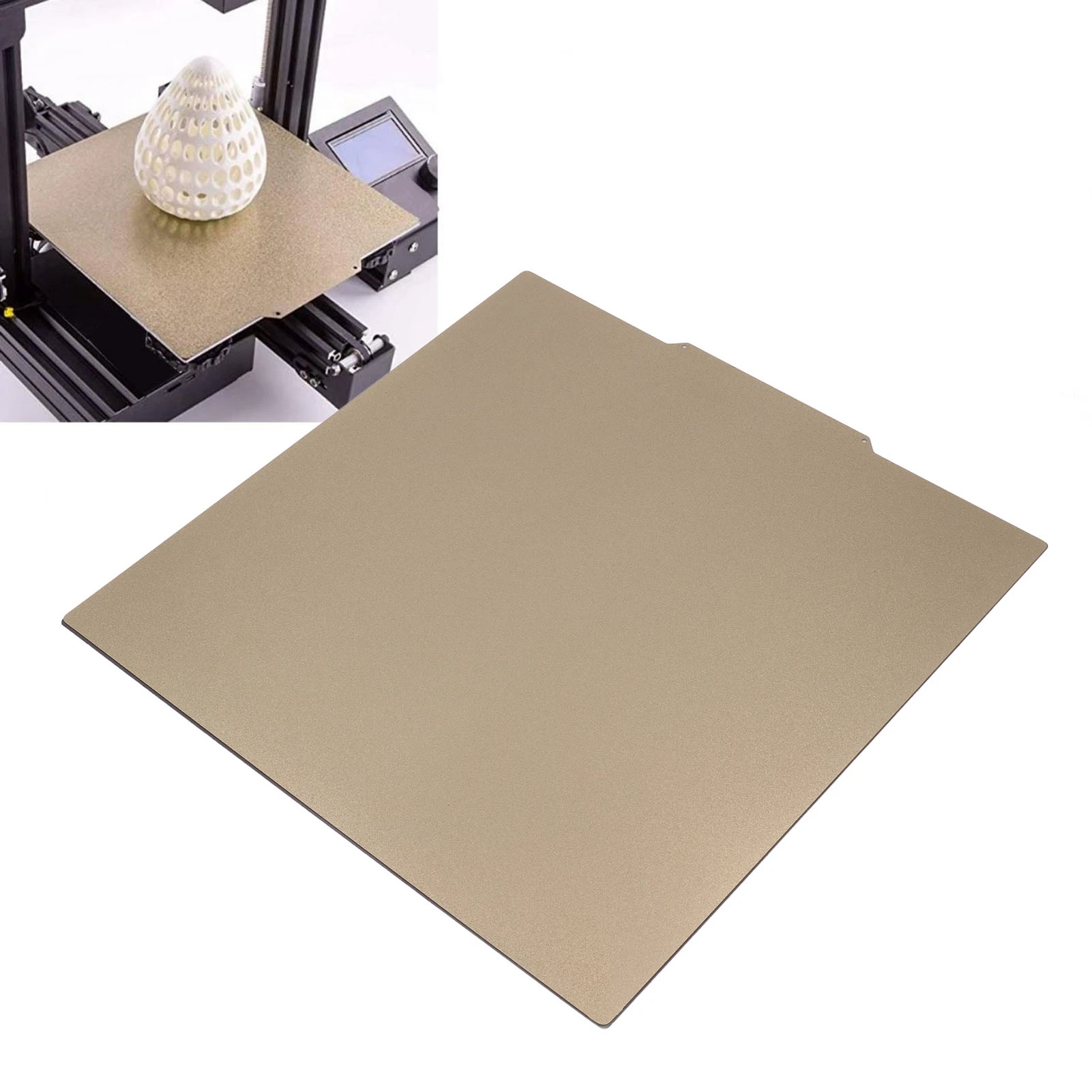 

Двусторонняя гибкая стальная рабочая поверхность PEI 430x430 мм с мягким магнитным покрытием для Anycubic Kobra2 MAX/ELEGOO Neptune 3 Max