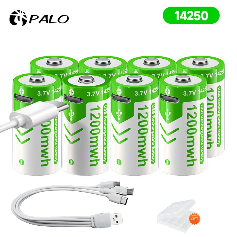 ER14250 ER 14250 CR14250SL 3.7V 1200mWh 1/2AA Lithium 14250 Battery for PLC CNC Machine Tools Gas Meter Alarm Clock Touch Screen