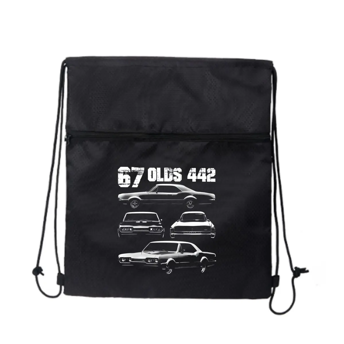 

67 старых 442, автомобильный арт белого тона, рюкзак на шнурке, сумки на шнурке, сумка-рюкзак для мужчин и женщин, тренажерный зал