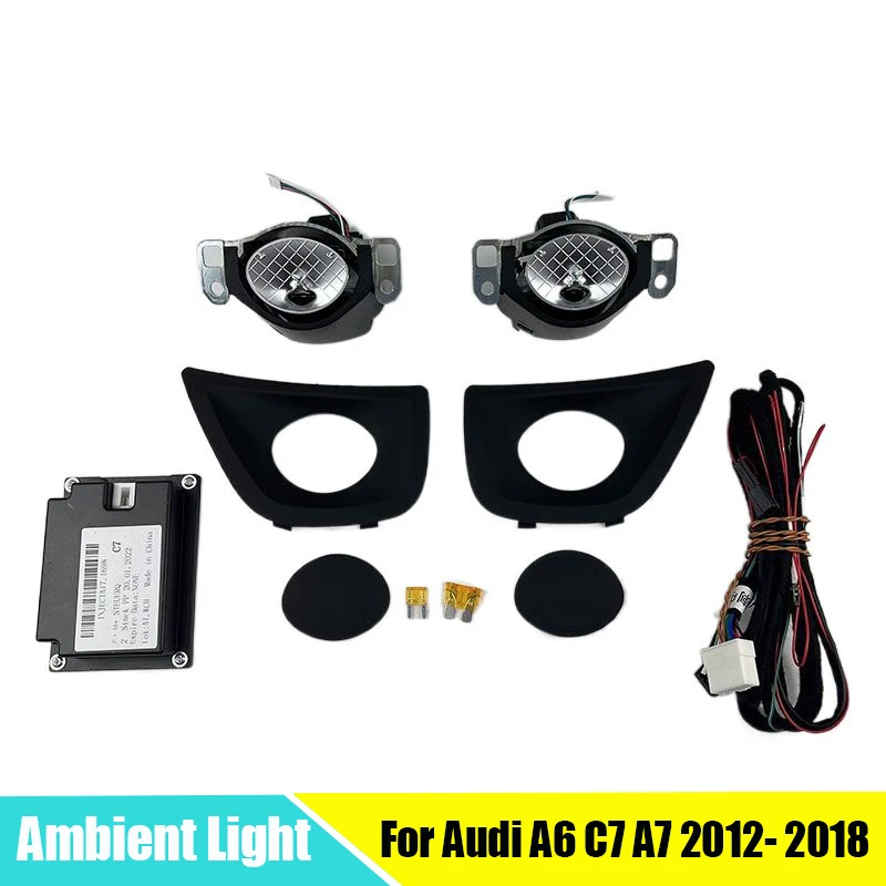 

For Audi A6 C7 A7 2012- 2018 Center Dashboard Trumpet Professional Lamp Tweeter Lift Speaker