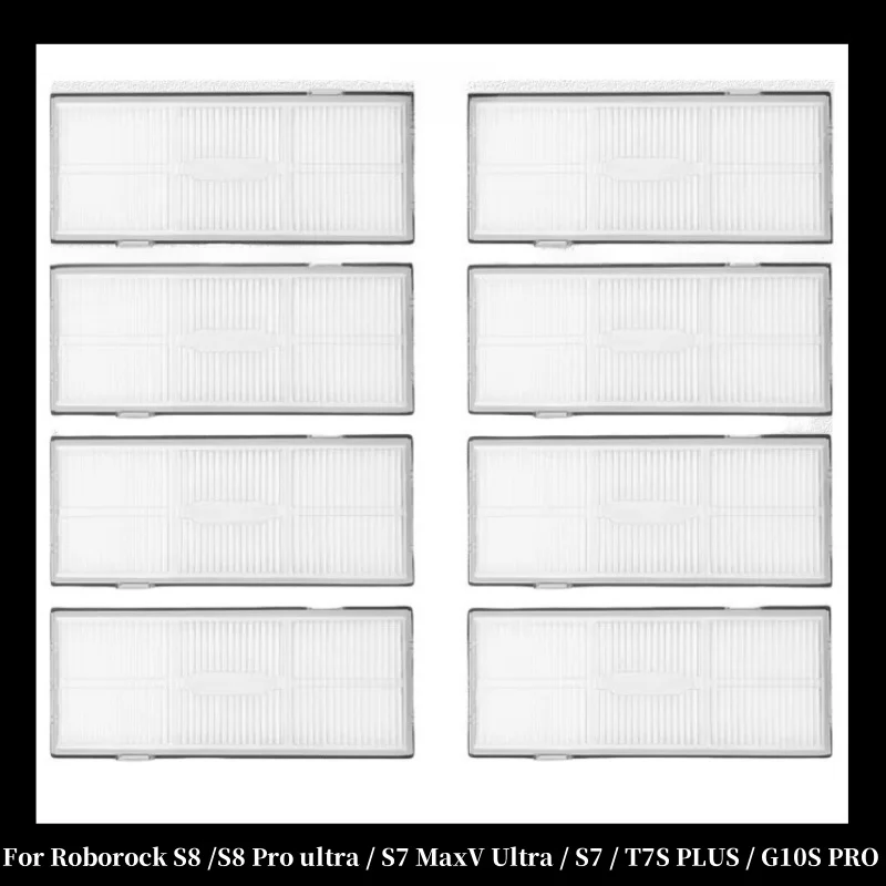 

HEPA filter for robot vacuum cleaner, spare parts for roborock S8 pro ultra S7 maxv ultra/S7/t7s plus/G10s Pro