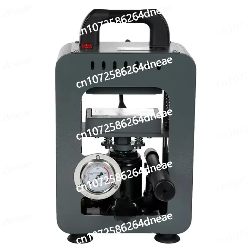 

Mini 10 Ton High Pressure Manual Hydraulic Press Machine Featuring Double Heating Plates
