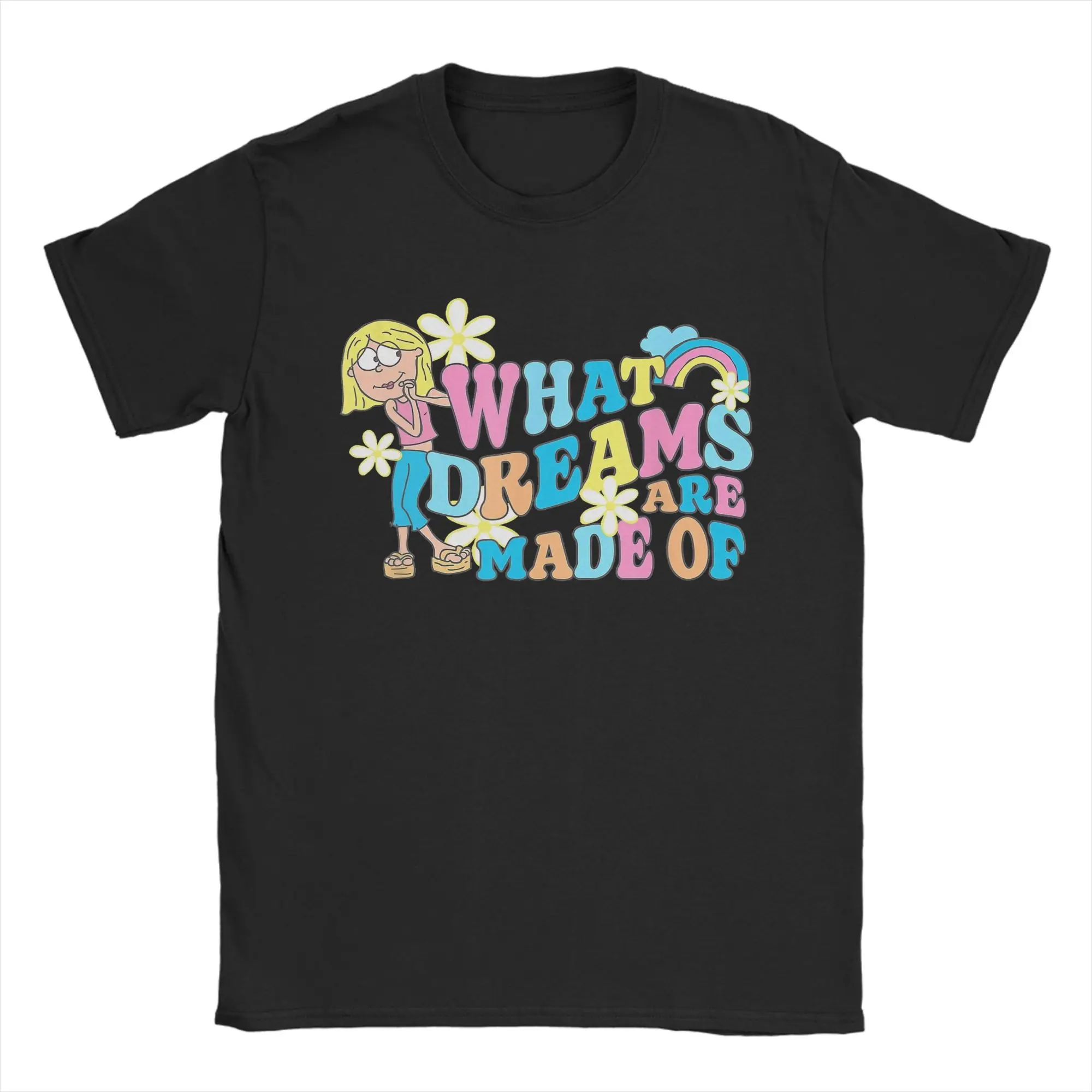 Lizzies Cartoon McGuires T Shirts Men's  Pure Cotton Novelty T-Shirt Round Neck  Tees Short Sleeve Clothes Plus Size