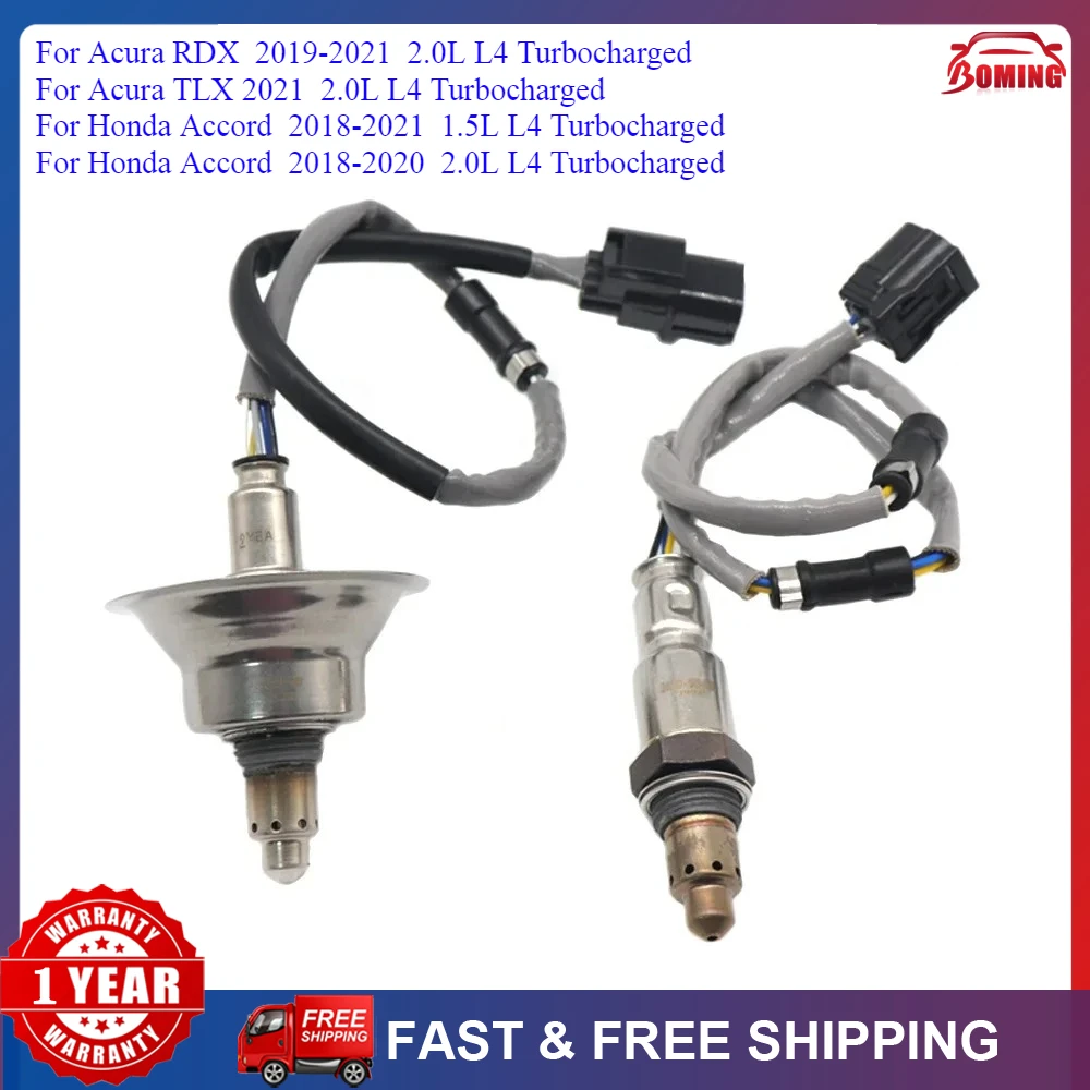 

2 шт. новый автомобильный датчик кислорода O2 вверх и вниз 36531-6A0-A01 36532-6A0-A01 подходит для Honda Accord Acura RDX TLX 2018-2021
