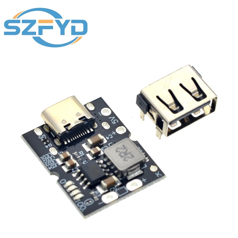 High Precision 5V 2A Charging Discharging Module Integrated Type-C Input Compatible With 4.2V Lithium Battery