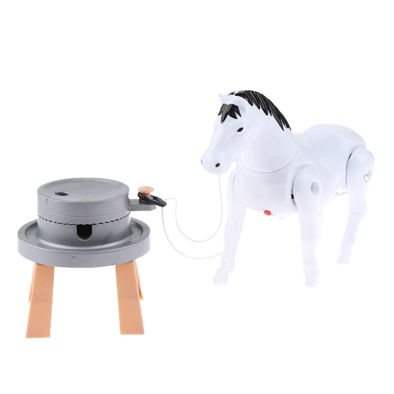 Electric Horse Toy Install Easily Multipurpose Playing Hand-brain Collaboration Electric Horse Toy With Light Sound for Kids