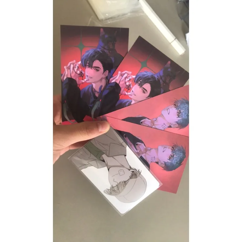4Pcs/Set Fanart Pvrargyritc Alien Stage TV Anime Card Ivan Till Cosplay Rounded Corners LOMO Card Postcard Christmas Gift