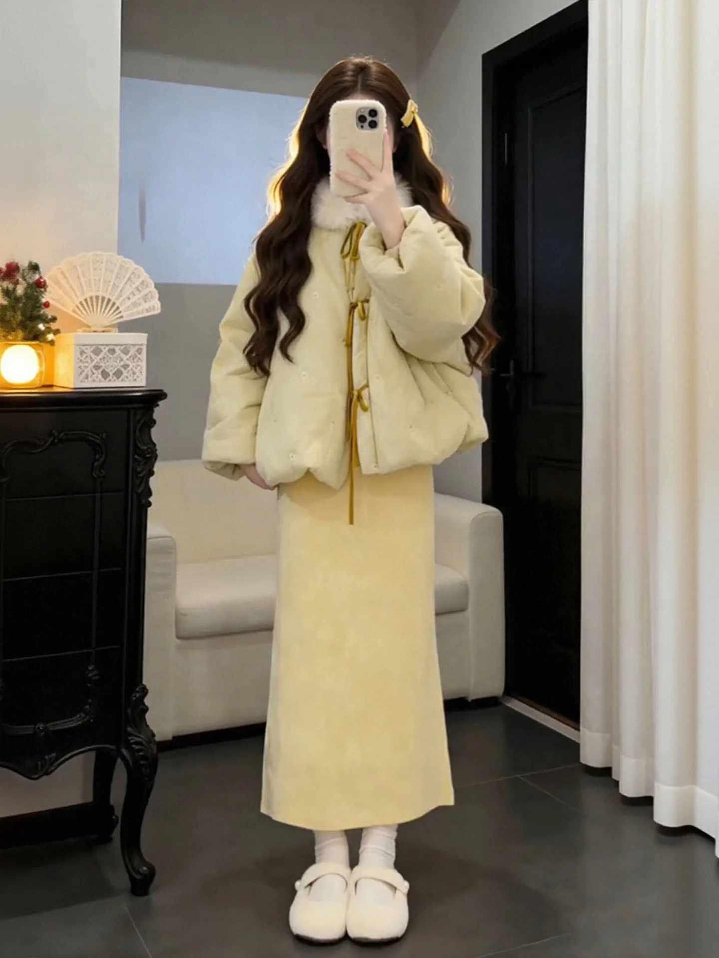

New Chinese Sle Cotton Jaet Dr Set plus Size Women's Flag Robe Dr Unique Attractive Winter Faion Women's Outfit