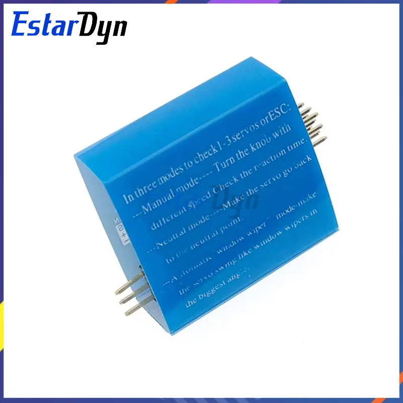 جهاز اختبار مؤازر RC 3CH رقمي متعدد ECS وحدة تحكم في سرعة الاتساق مدقق تعديل جهاز اختبار تروس التوجيه CCPM Master لـ RC