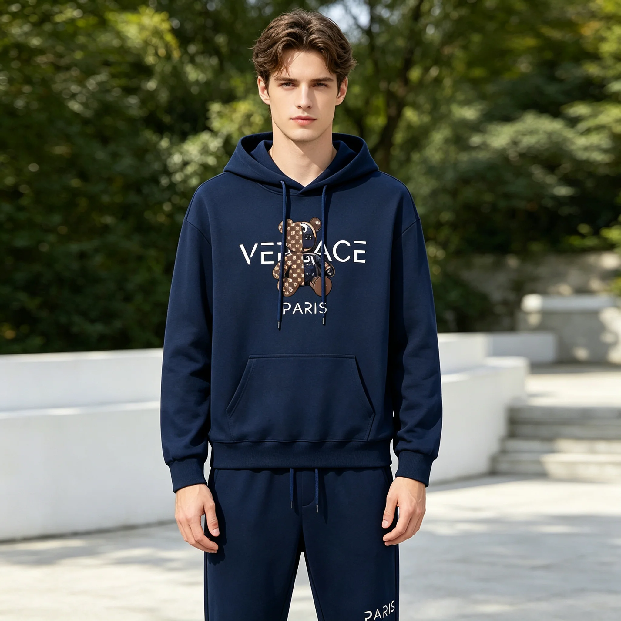2026 YENİ Erkek 2 Parçalı Lüks - Graphic Hoodie Streetwear incelemesi ve fiyatı