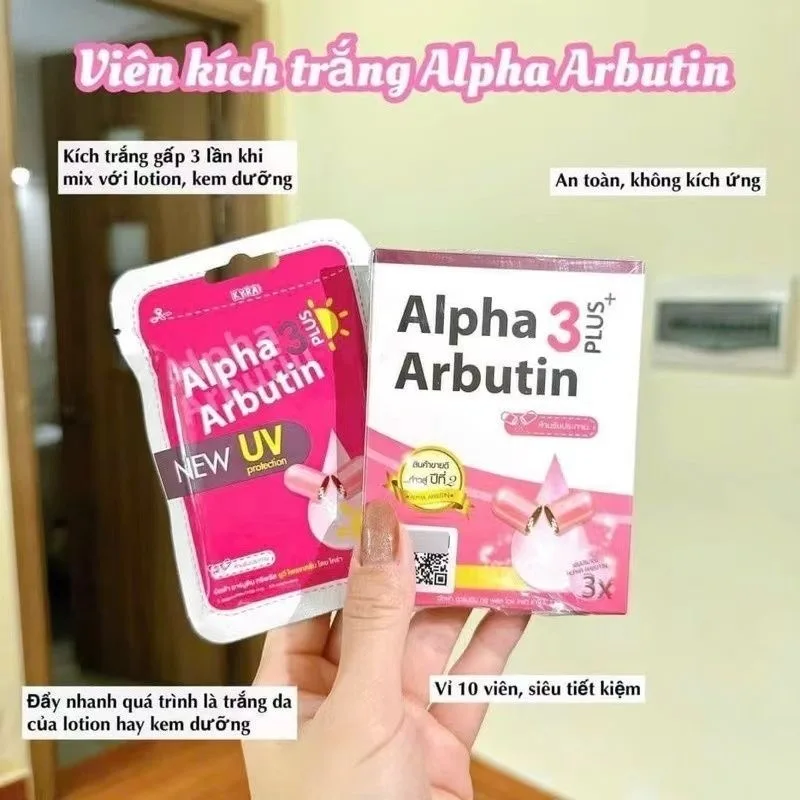 3 boxes Alpha Arbutin 3 Plus Powder Mix With Lotion Skin Lightening Brighten Reduce Dark Skin Blemishes
