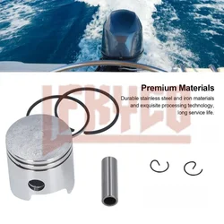 2-stroke Boat Motor Engine Accessories for Yamaha Outboard Parts 9.9HP 15HP 682 684 63V 63W 56mm Piston Kit Replace 6E7-11631-00