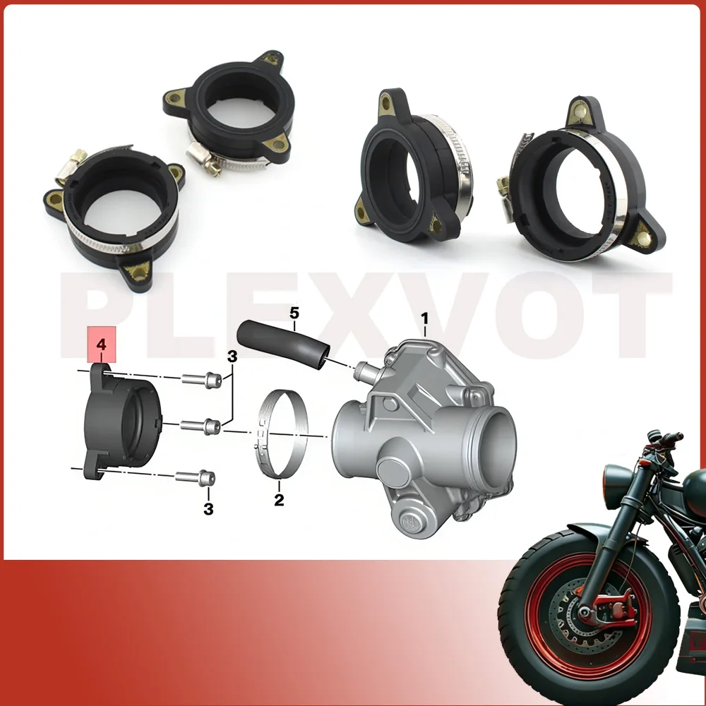 

For BMW 11617710875 Carburetor Intake Manifold Boot Fit R nineT Scrambler R1200 GS R RT Motorcycle Parts