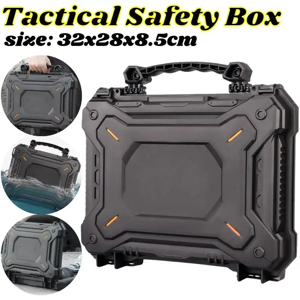 Tool Box Hard Tool Case Waterproof Tactical Protective Gun Pistol Camera Suitcase Case Safety Tool Military Hunting Accessories