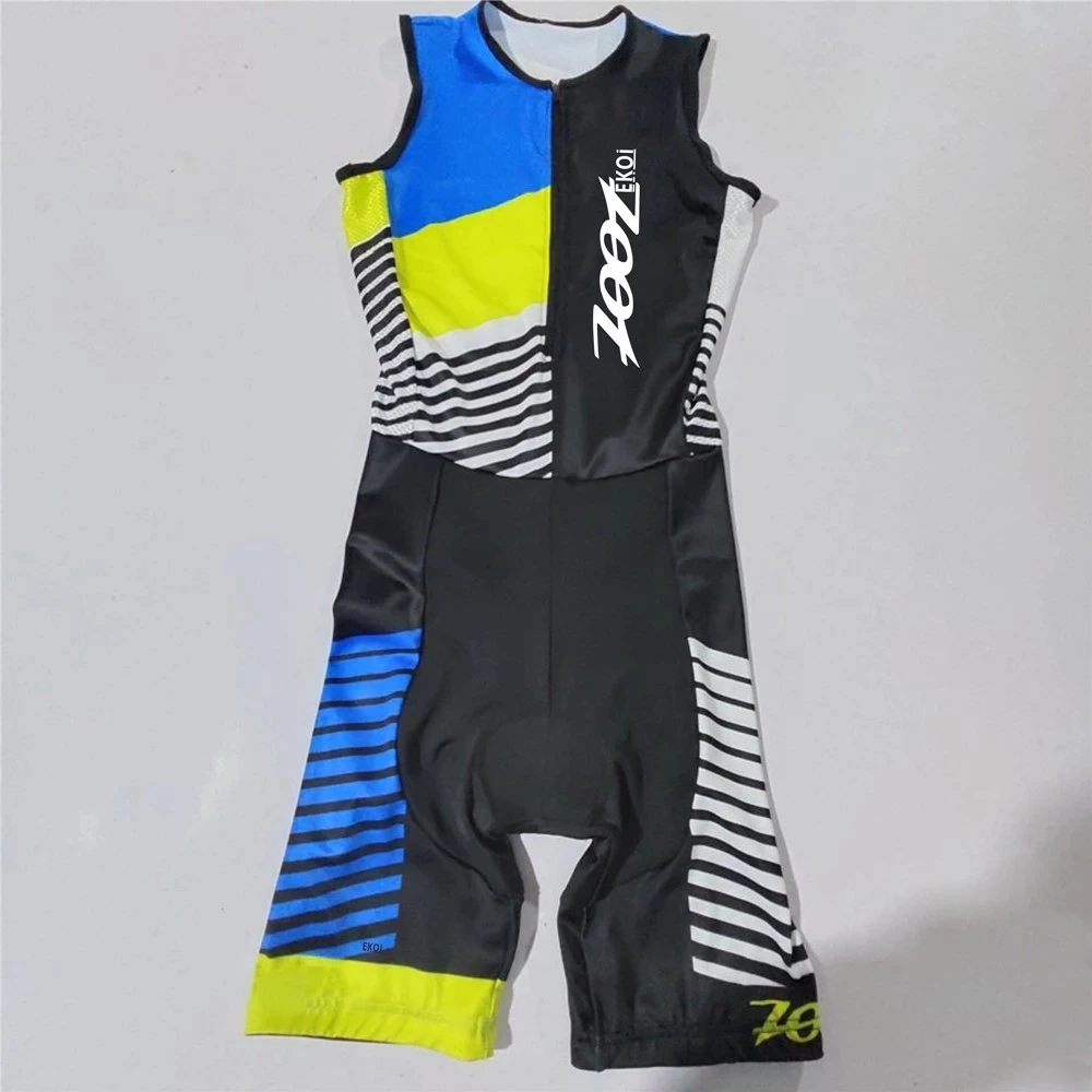 Zootekoi Heren Fietsen triatlón Mouwloze Ademend ajustado Zomer bicicleta de montaña Fietskleding deporte al aire libre ropa para correr