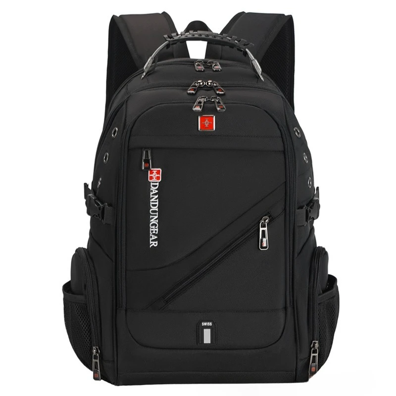 

2026 17 inch new backpack for men, large capacity business travel, travel computer backpack, 100% nylon backpack