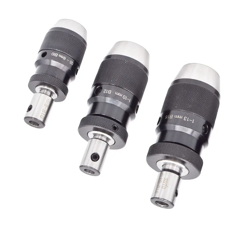 Imagem -06 - Mandril de Perfuração Keyless para Banco Tapper Auto-aperto Adaptador do Eixo do Motor Máquinas-ferramentas de Perfuração B16 B18 B12 B10
