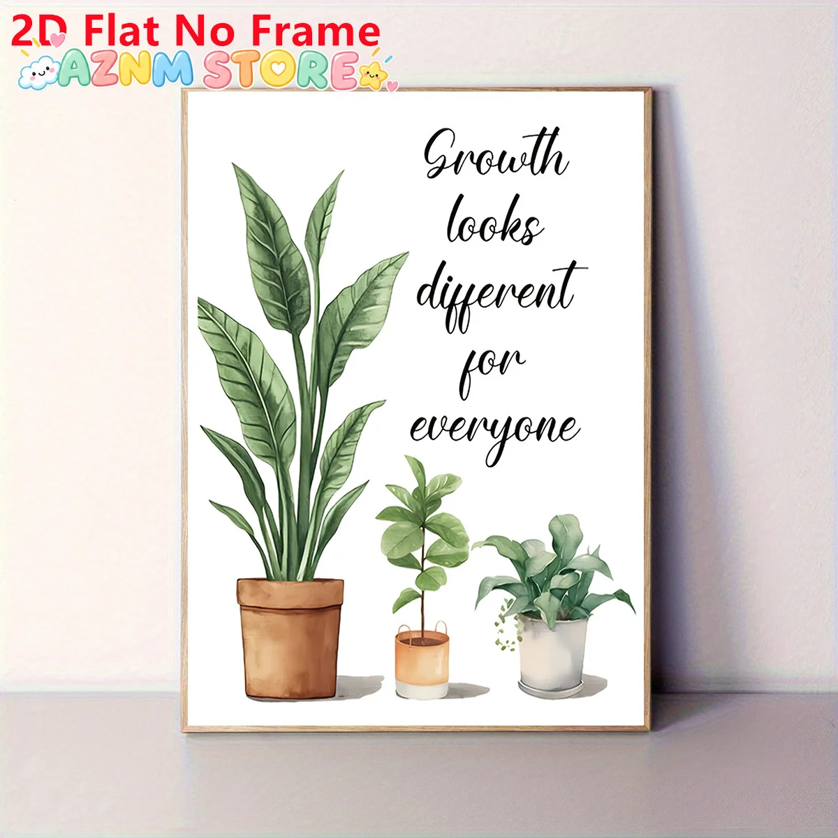 2027  2D Flat No Frame Posters & Prints Mental Health Relax Counseling Office Poster Hanger, Bedroom Classroom Inspirational