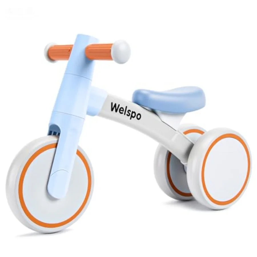 Baby Balance Bikes for 1 Year Old Boys Girls 12-24 Months Toddler First Bicycle Infant Walker No Pedal 3 Wheels Mini Bike Ridin