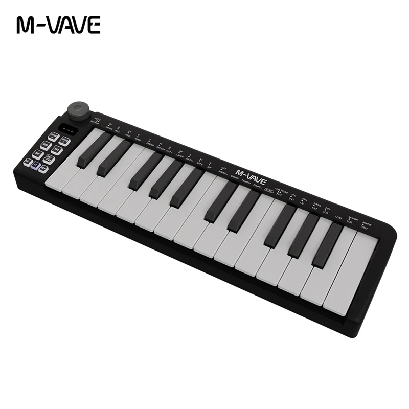 M-valve SMK-25 mini MIDI instrument keyboard, 25 speed, supporting portable USB wireless connection