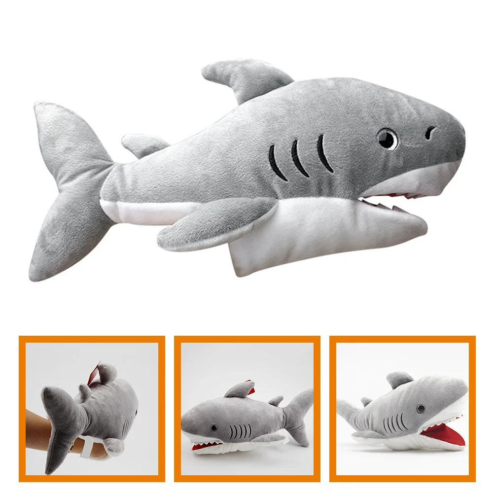 Marionnette à main de créature de requin, dessin animé interactif, éducation précoce, conte de fées, jeu Parent-enfant, jouets de marionnettes créatifs