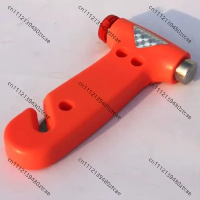 2 In 1 Emergency Safety Hammer, Solid Car Escape Hammer Life Saving Tool With Color Box Packaging