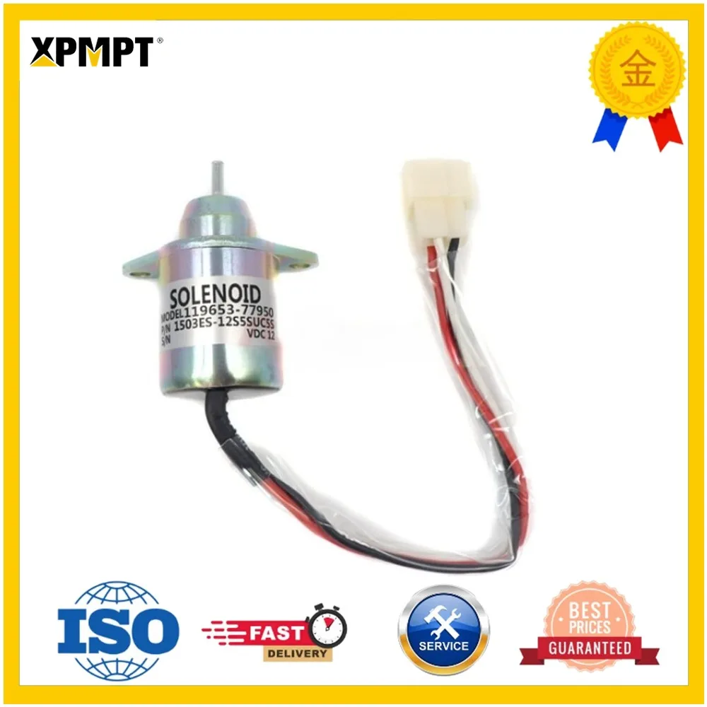 Fuel Shut Off Solenoid 11965377950 For 3TNE84 3TNE88 4TNE84 3TNV70 3TNV76 4TNV84 Replacement Part