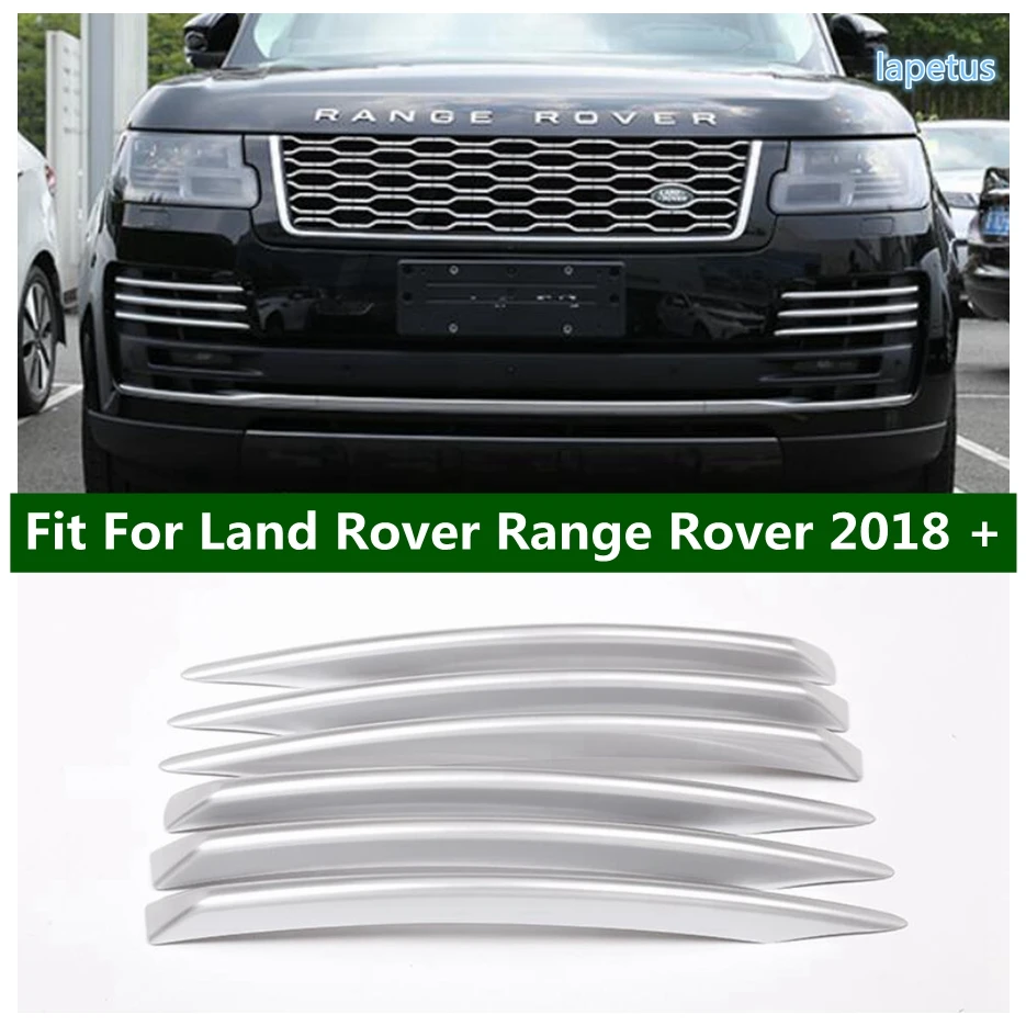 

Передние противотуманные фары Lapetus, накладка на веки, ресницы, 6 шт. для Land Rover Range Rover 2018-2021 ABS, внешние запасные части