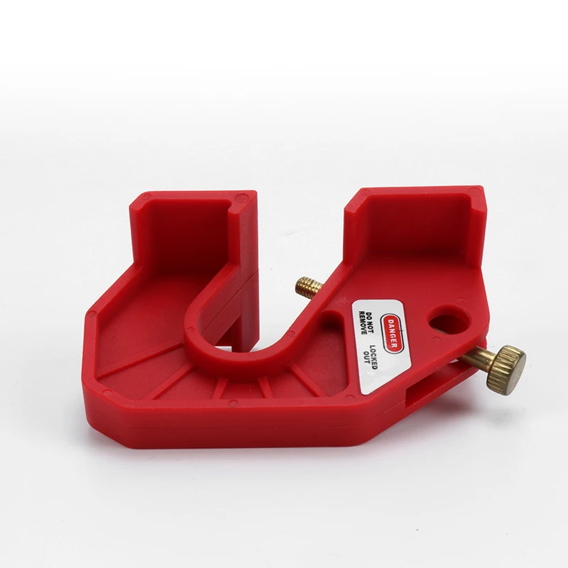 MCCB Lock Medium And Large Moulded Case Circuit Breaker Lockout Lock Clamp Type With Lazy Screw