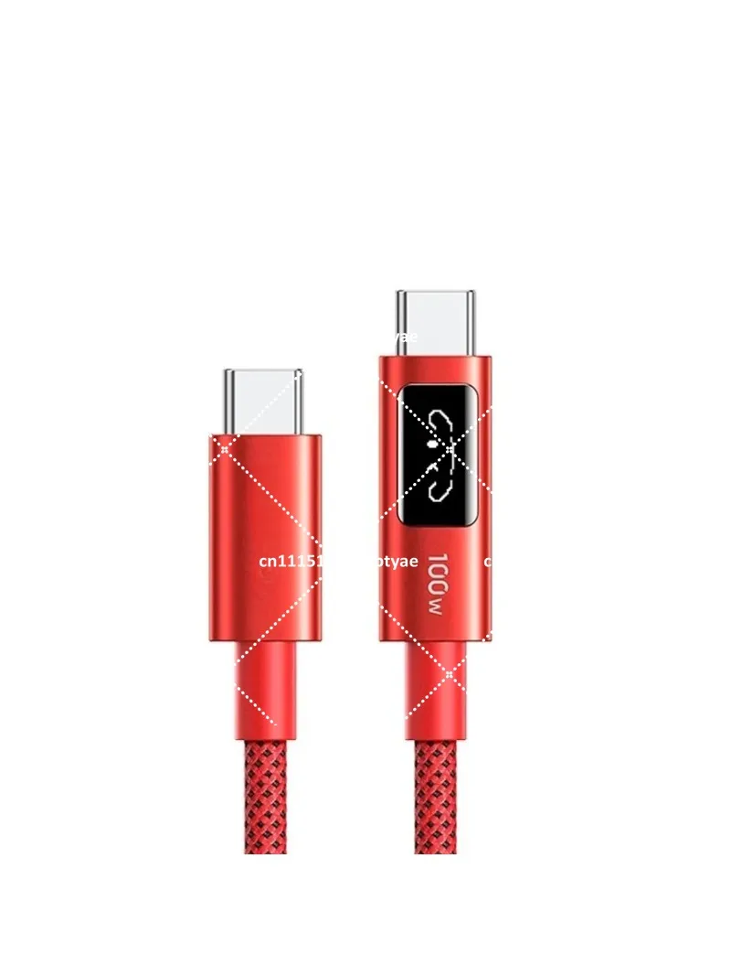 Uno USB C to USB C Cable 100W Fast Charging Cable Type C Charging Cord with LED Display