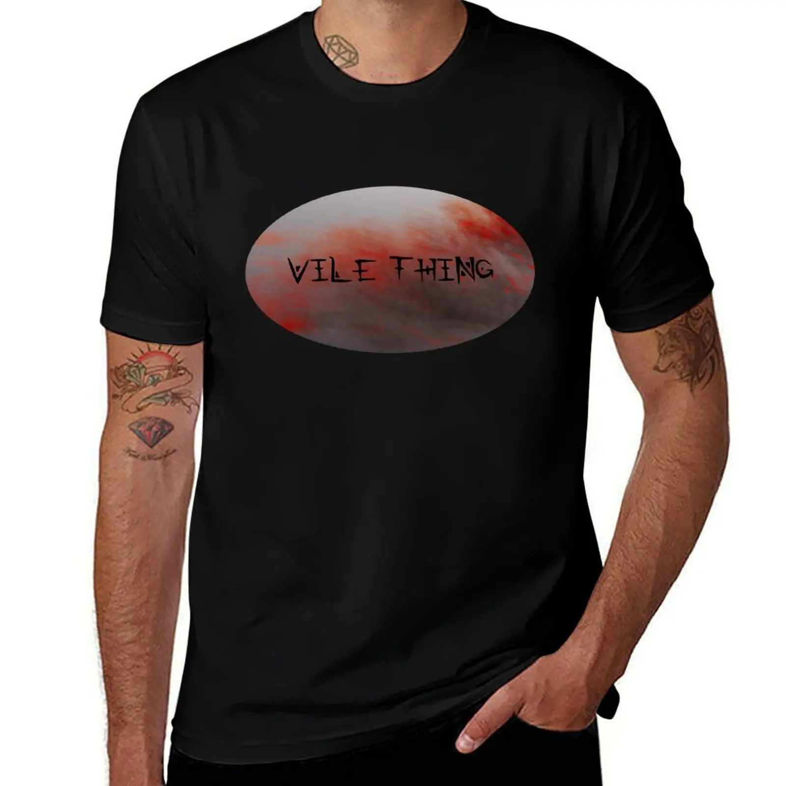 

Футболка Vile Thing, мужские футболки для мужчин, мужская дизайнерская футболка