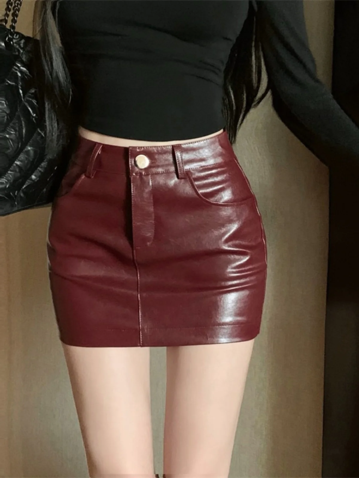 

Сексуальная юбка трапециевидной формы с высокой талией, облегающая юбка для похудения для парастеров и предателей, осень-зима, новый Sle